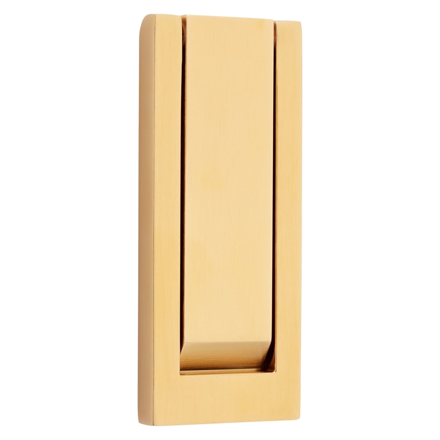 Baldwin Modern Door Knocker in Lifetime (PVD) Satin Brass