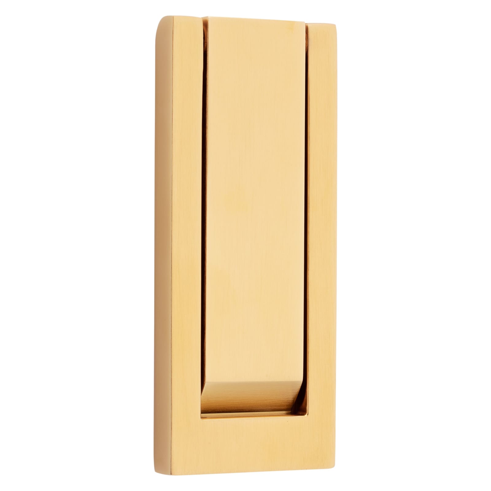 Baldwin Modern Door Knocker in Lifetime (PVD) Satin Brass