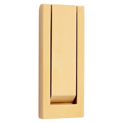 Baldwin Modern Door Knocker in Lifetime (PVD) Satin Brass