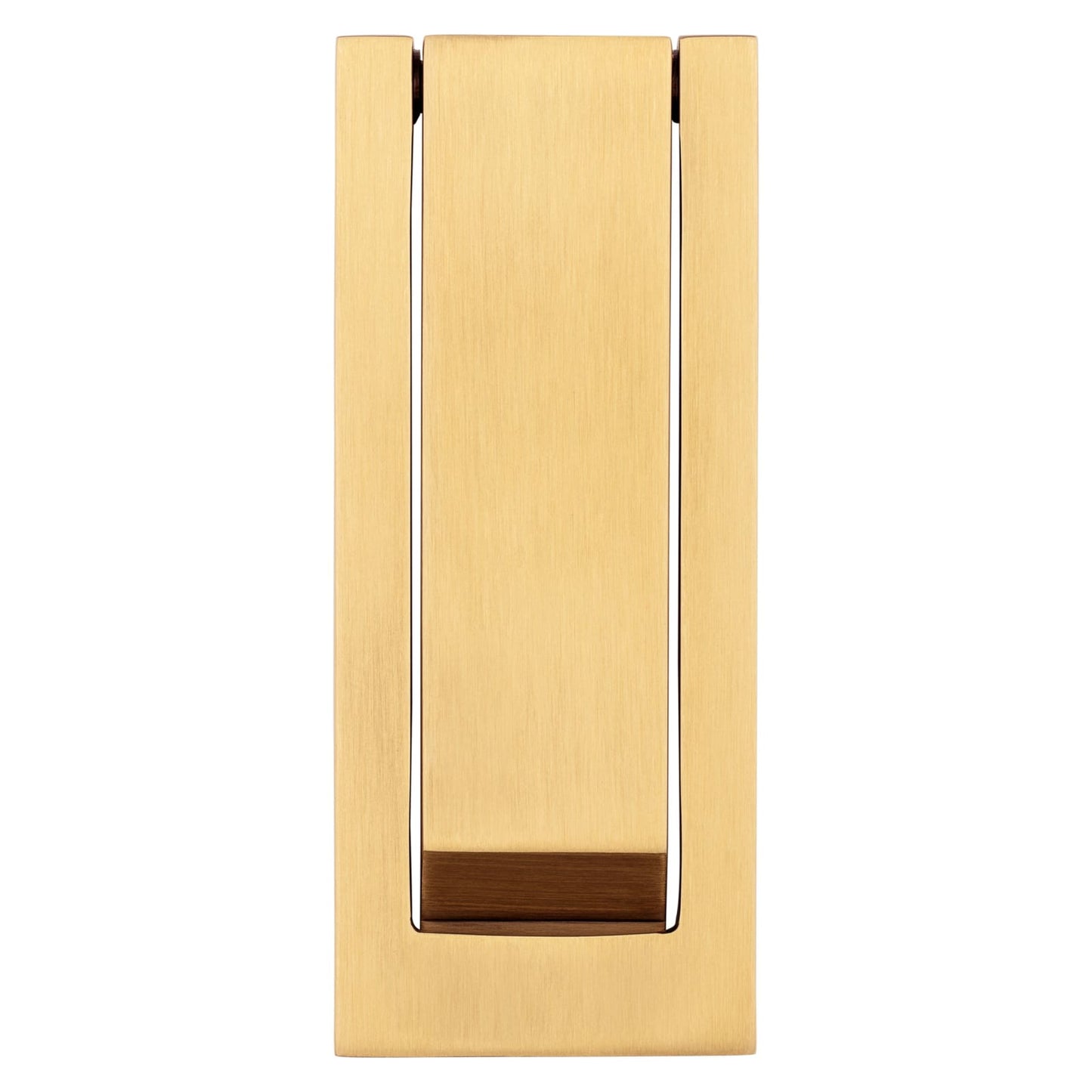 Baldwin Modern Door Knocker in Lifetime (PVD) Satin Brass