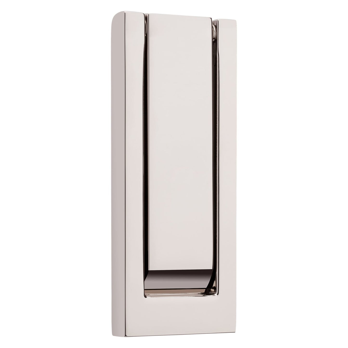 Baldwin Modern Door Knocker in Lifetime (PVD) Polished Nickel