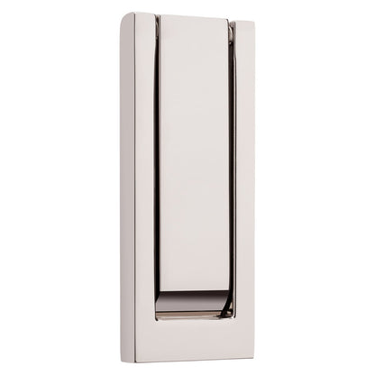 Baldwin Modern Door Knocker in Lifetime (PVD) Polished Nickel