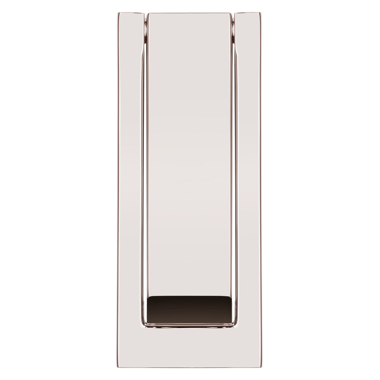 Baldwin Modern Door Knocker in Lifetime (PVD) Polished Nickel