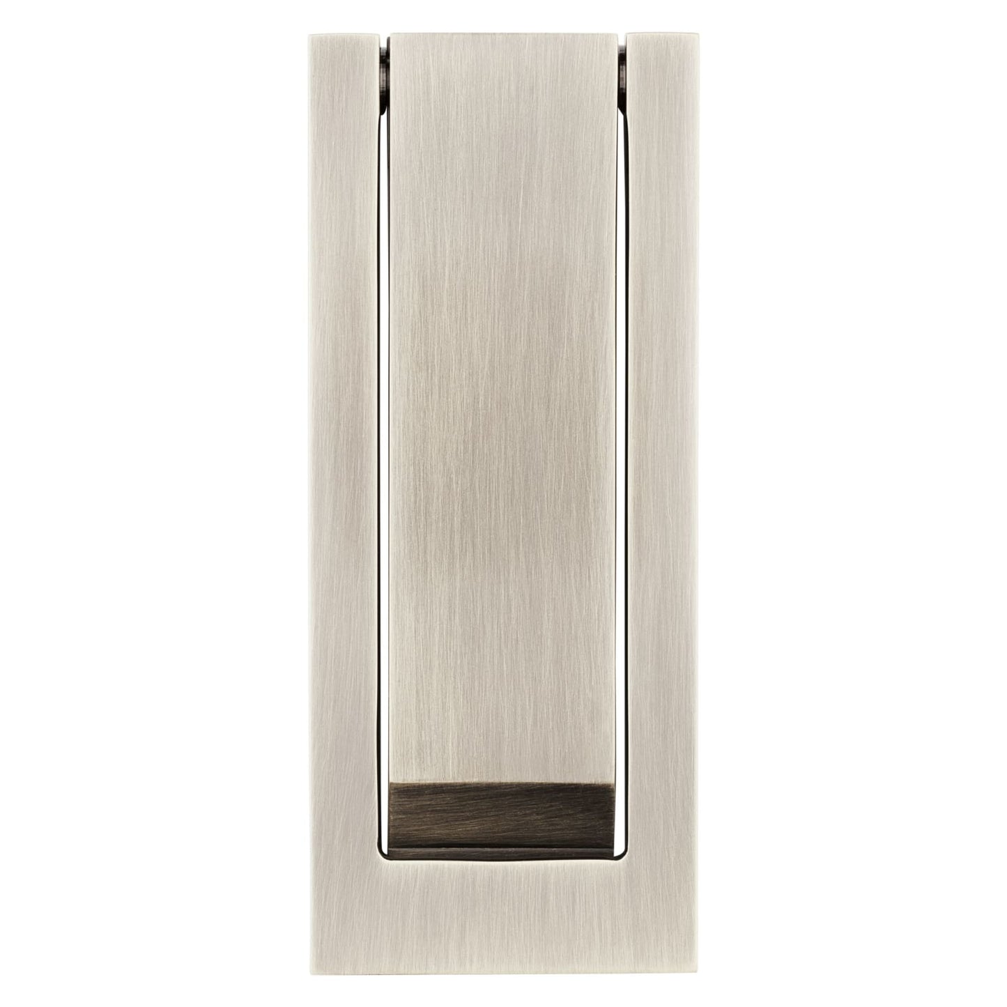 Baldwin Modern Door Knocker in Lifetime (PVD) Satin Nickel