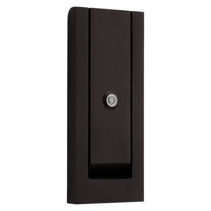 Baldwin Modern Door Knocker with Observascope in Oil Rubbed Bronze