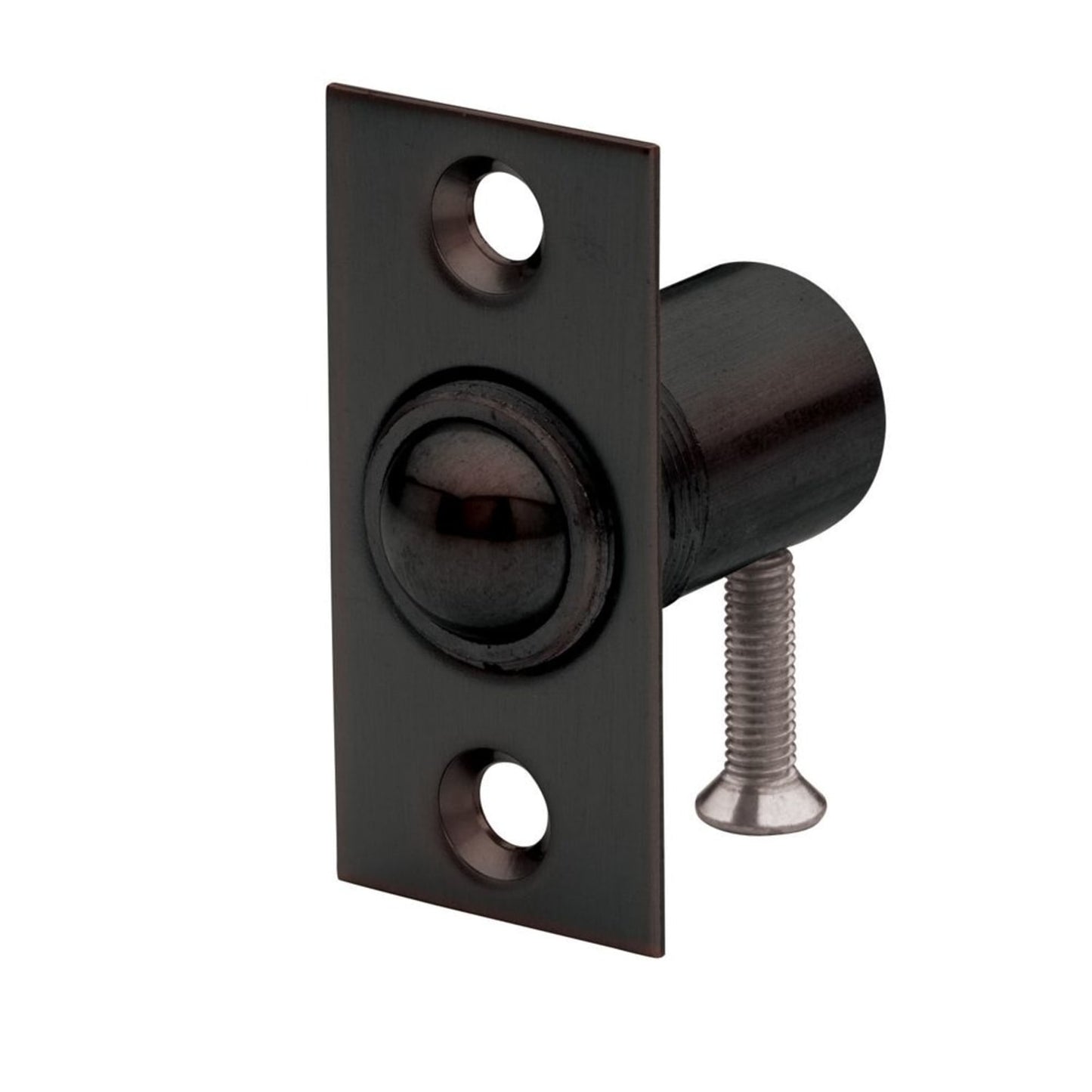 Baldwin Adjustable Ball Catch, Door Mounted in Venetian Bronze