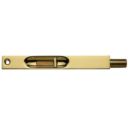 Baldwin Flush Bolt 6" in Lifetime (PVD) Polished Brass