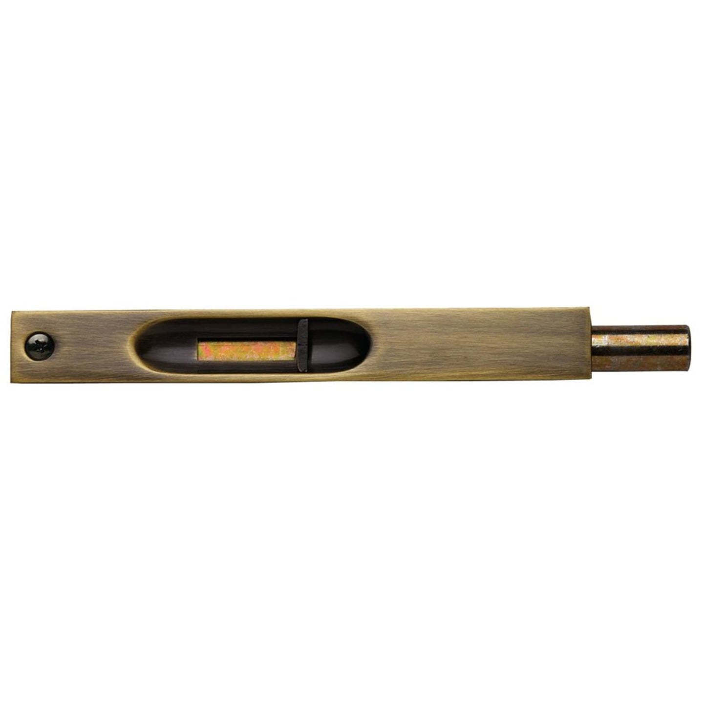Baldwin Flush Bolt 6" in Satin Brass & Black