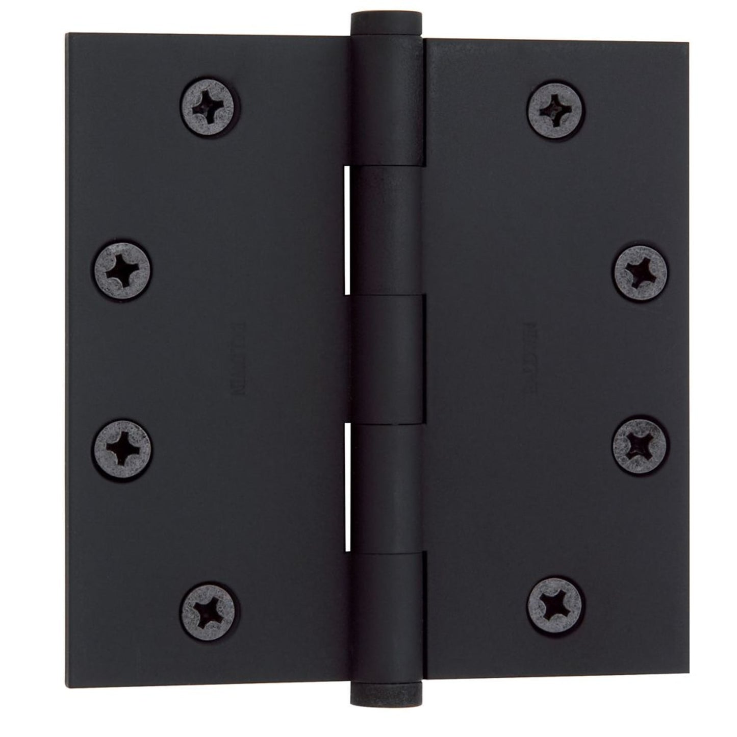 Baldwin Hinge 4-1/2" x 4-1/2" Square Corner in Satin Black