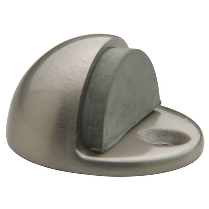 Baldwin Half Dome Door Bumper 1" in Satin Nickel