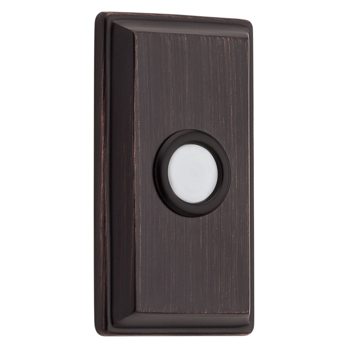 Baldwin Rectangular Bell Button in Venetian Bronze