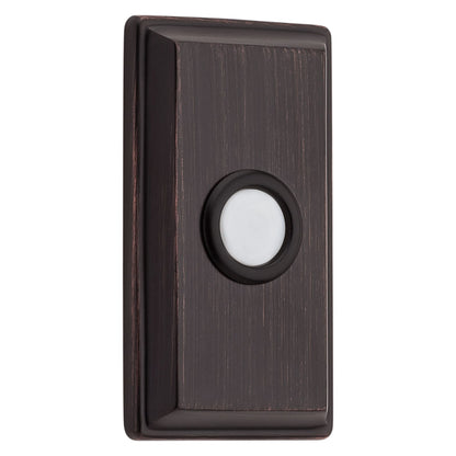 Baldwin Rectangular Bell Button in Venetian Bronze