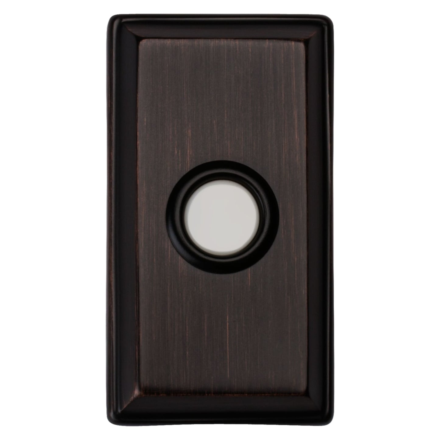 Baldwin Rectangular Bell Button in Venetian Bronze