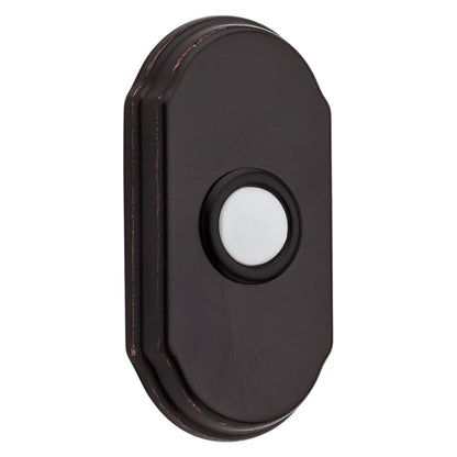 Baldwin Arch Bell Button in Dark Bronze