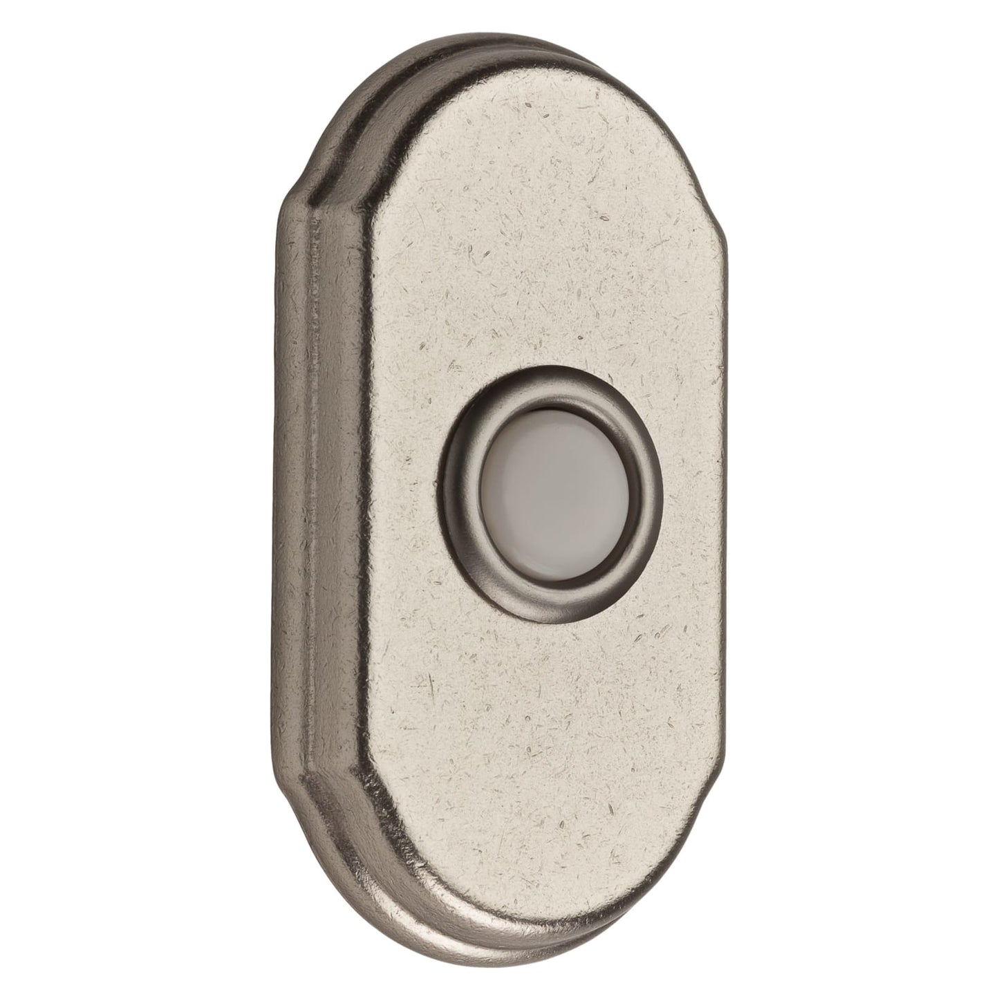 Baldwin Arch Bell Button in White Bronze