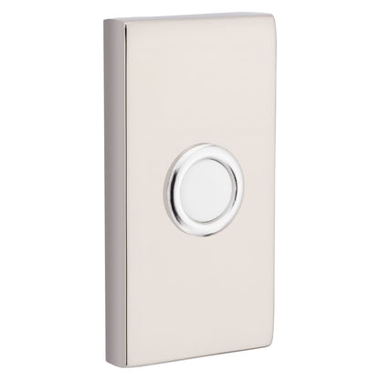 Baldwin Contemporary Bell Button in Lifetime (PVD) Polished Nickel