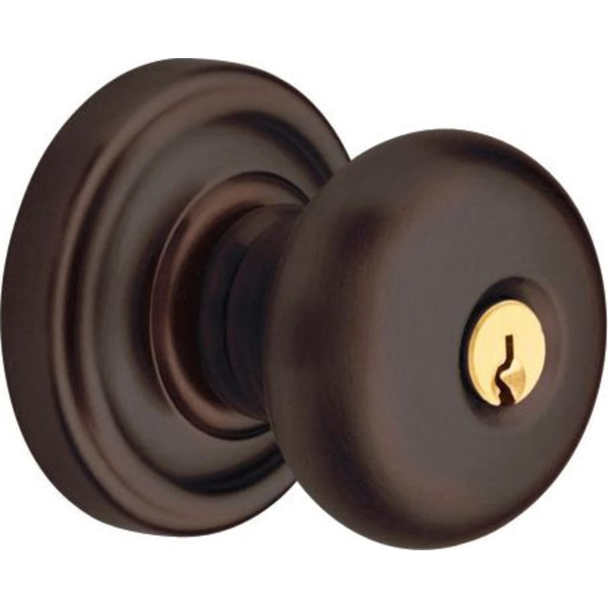 Baldwin Estate 5205 Classic Keyed Knob in Venetian Bronze