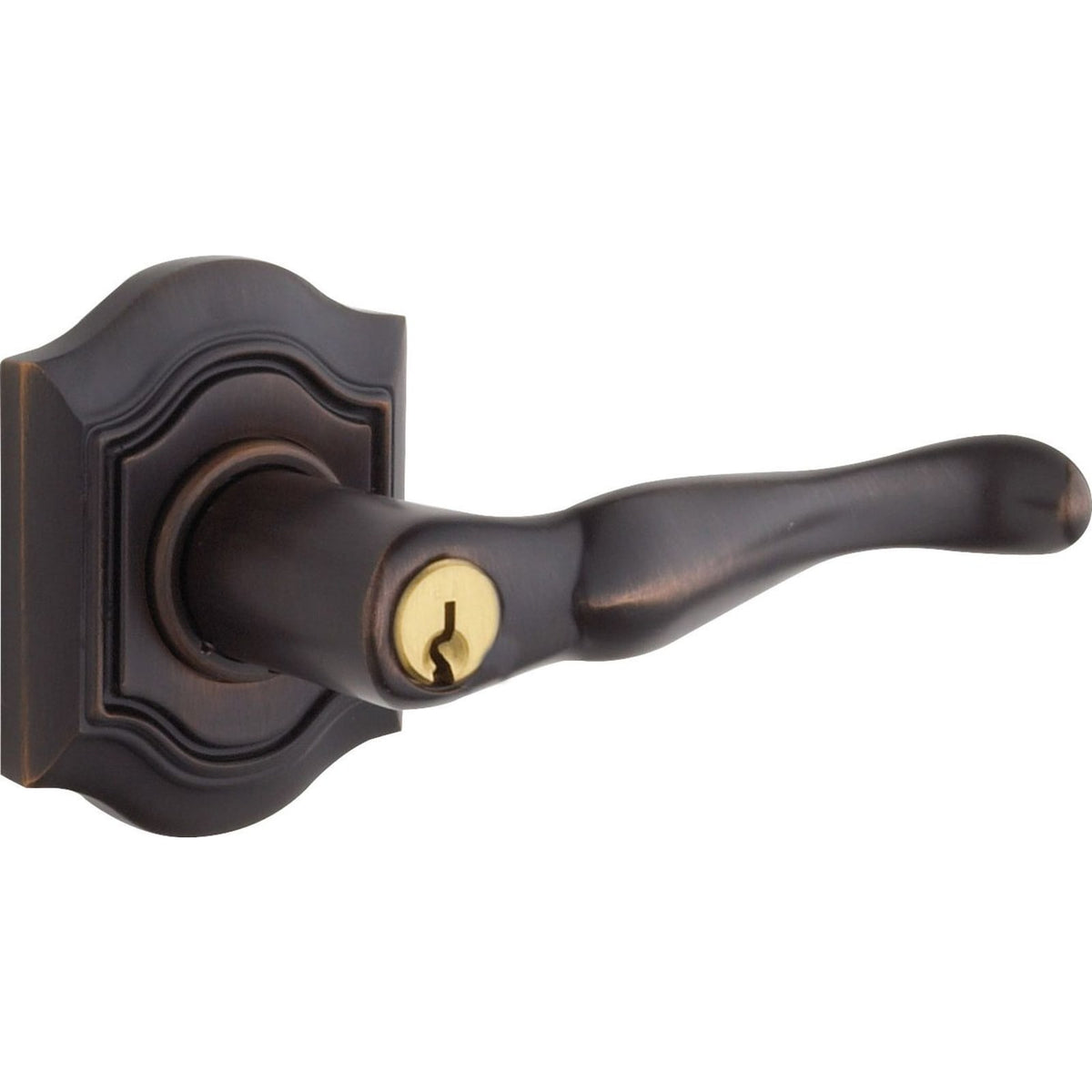 Baldwin Estate 5237 Bethpage Keyed Knob in Venetian Bronze