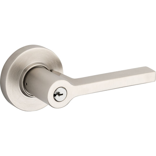 Baldwin Estate 5260 Minneapolis Keyed Lever in Lifetime (PVD) Satin Nickel