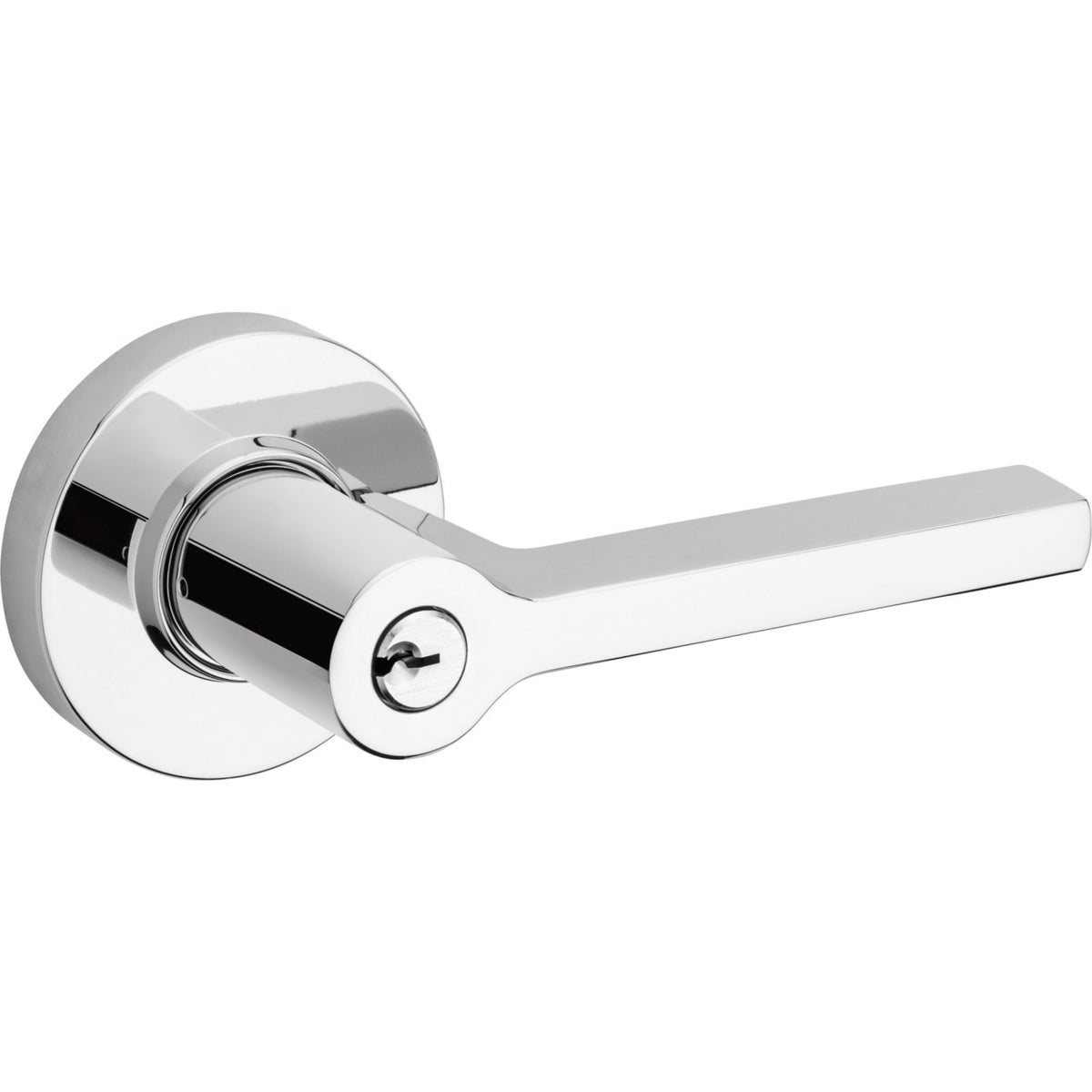Baldwin Estate 5260 Minneapolis Keyed Lever in Polished Chrome
