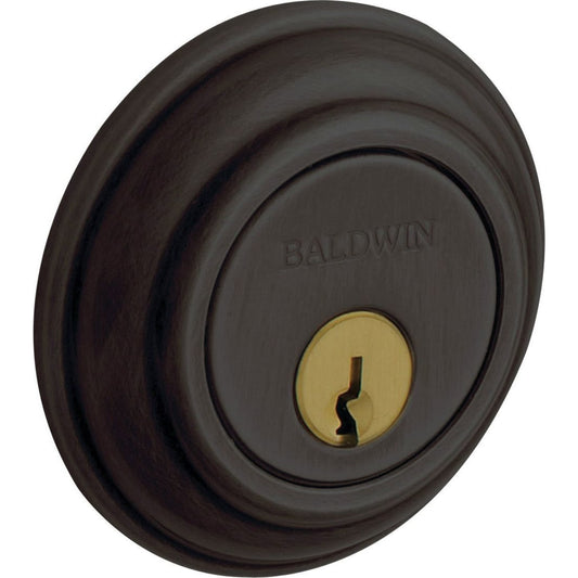 Baldwin Estate 8231 Baltimore Traditional Deadbolt, Single Cylinder in Oil Rubbed Bronze