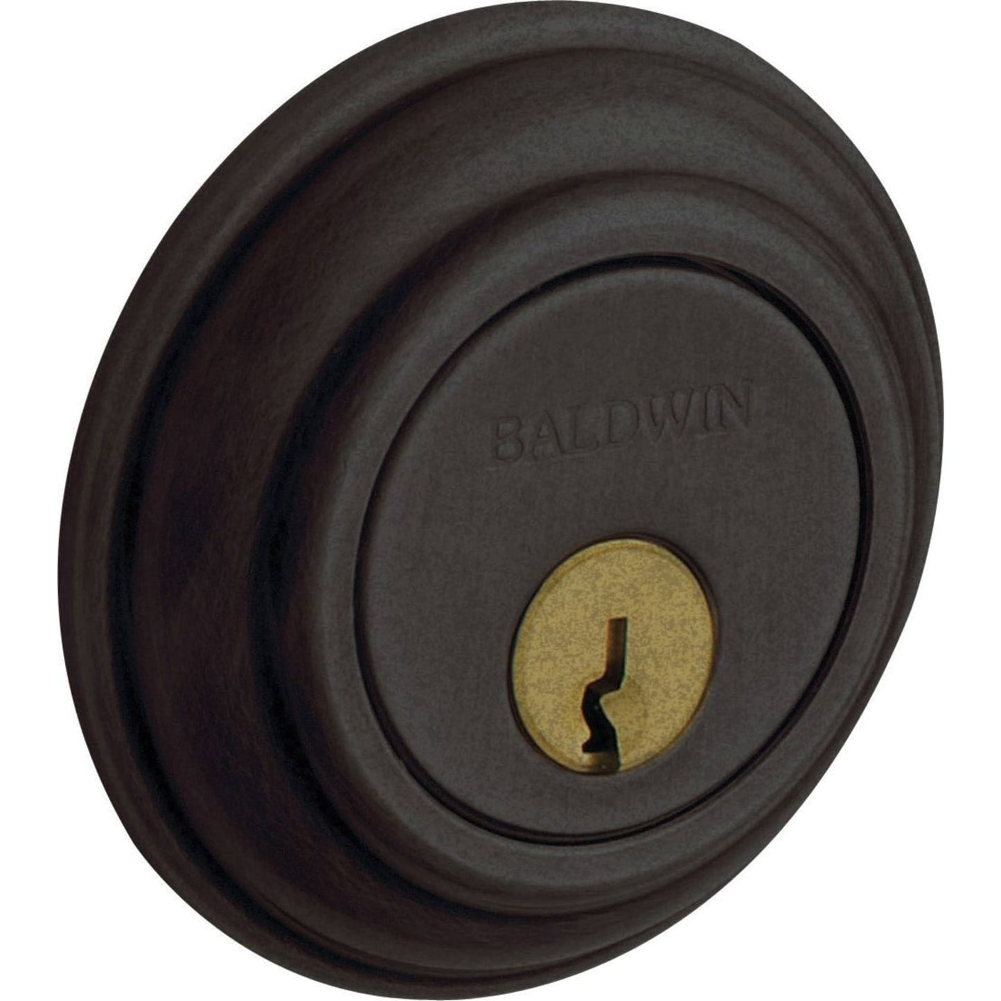 Baldwin Estate 8231 Baltimore Traditional Deadbolt, Single Cylinder in Distressed Oil Rubbed Bronze