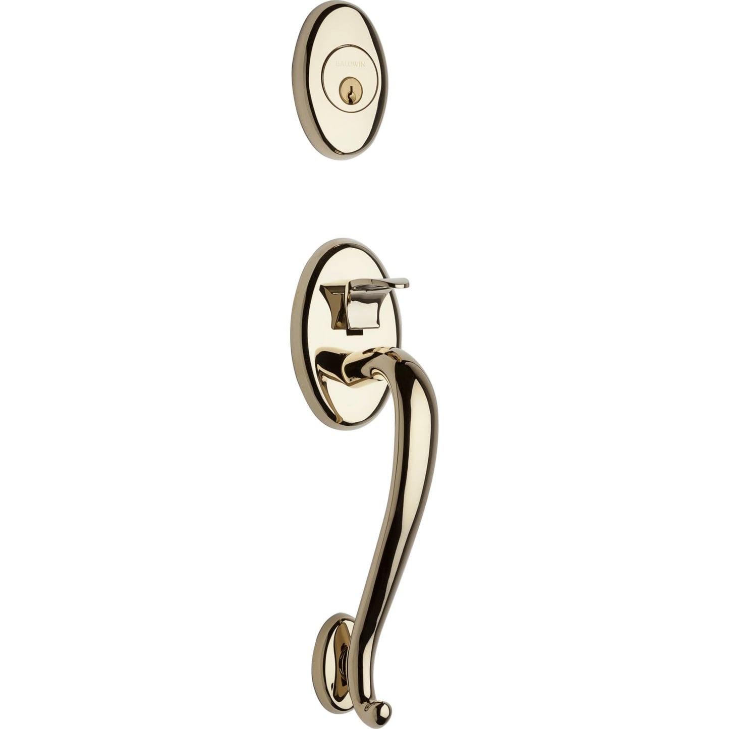 85315 Logan Sectional Handleset with Lever in Lifetime (PVD) Polished Brass