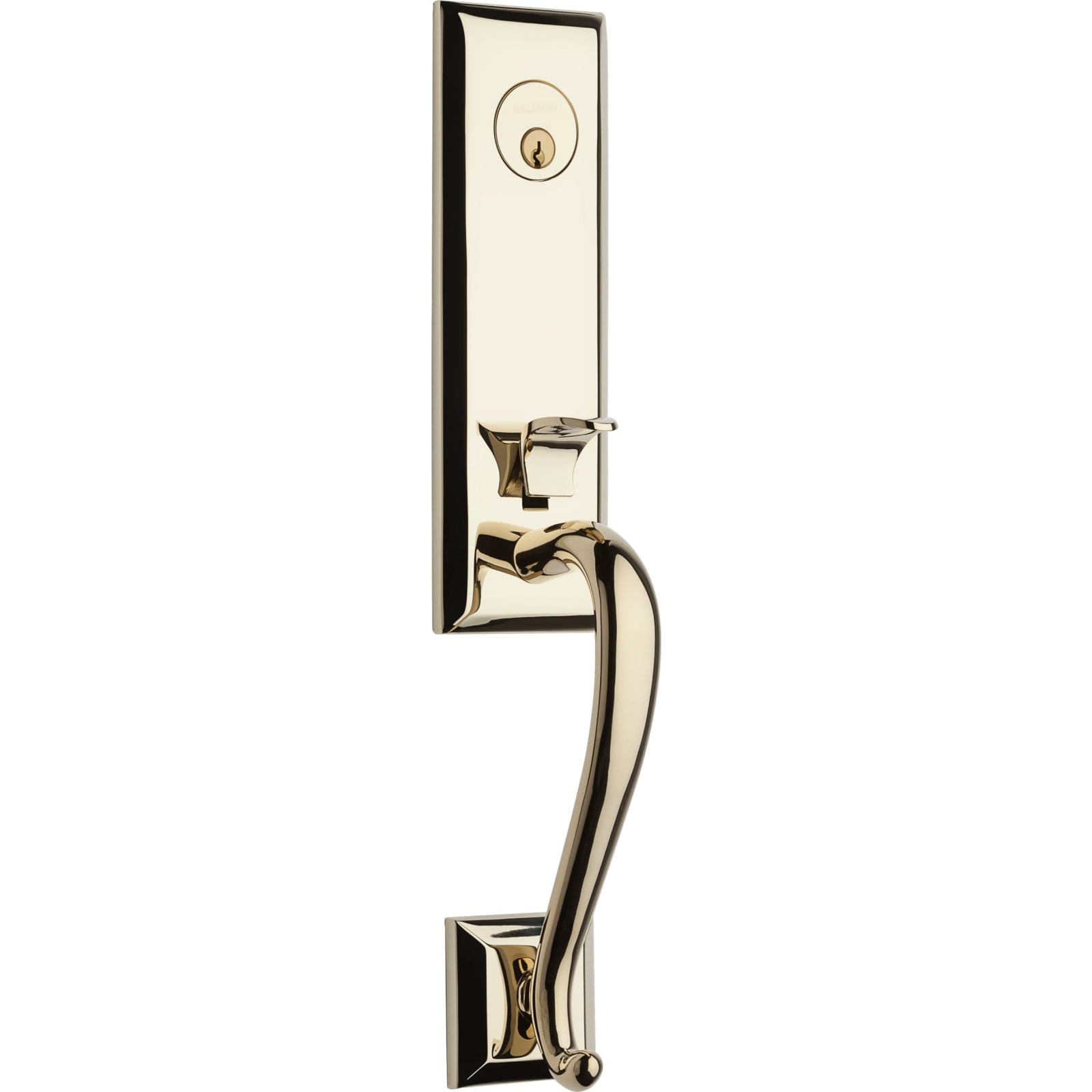 85355 Stonegate 3/4 Escutcheon Handleset in Lifetime (PVD) Polished Brass