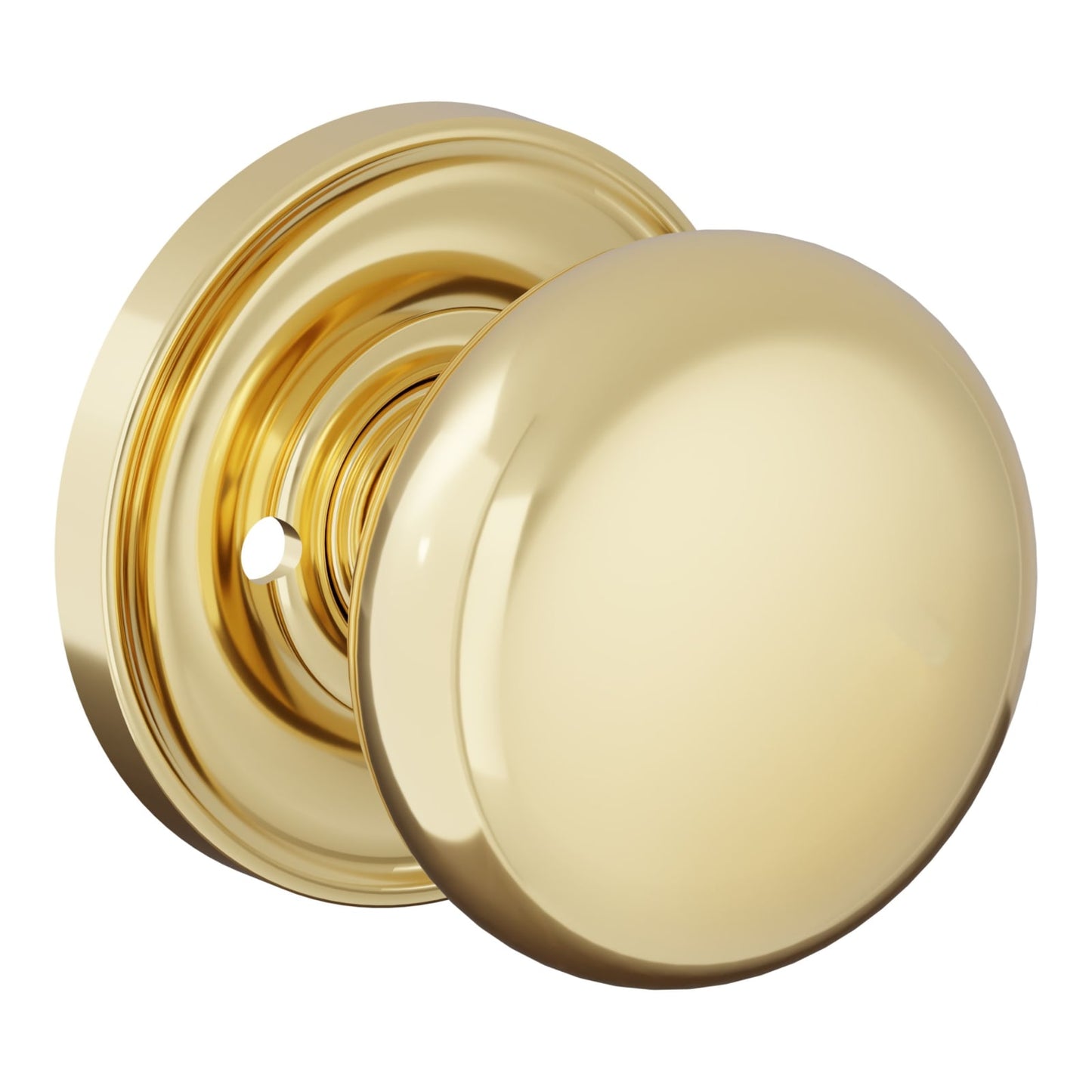 Baldwin Estate 5083 Baltimore (2-1/2") Knob Set in Lifetime (PVD) Polished Brass
