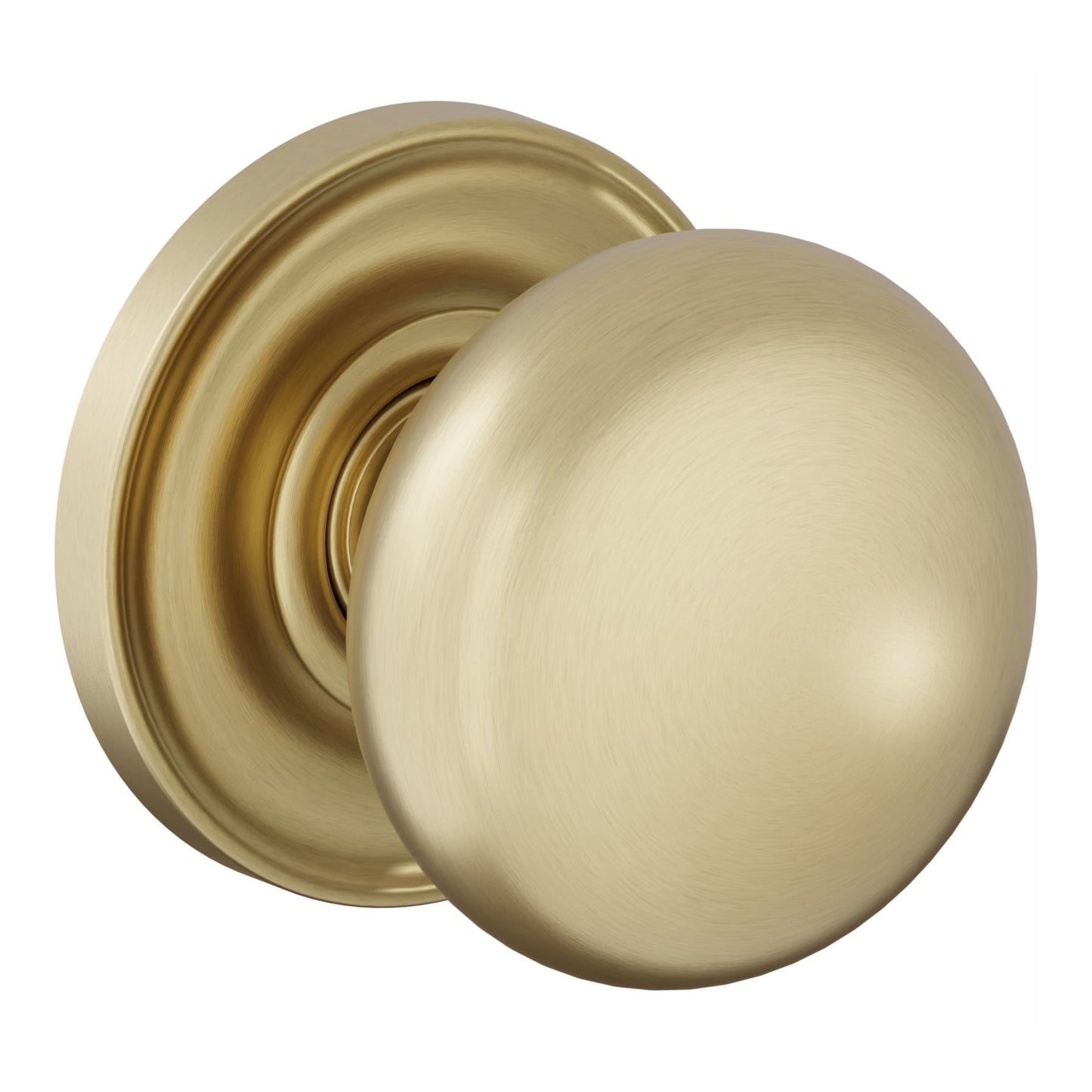 Baldwin Estate 5083 Baltimore (2-1/2") Knob Set in Lifetime (PVD) Satin Brass