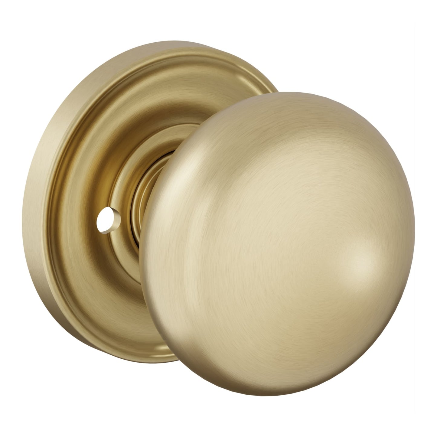 Baldwin Estate 5083 Baltimore (2-1/2") Knob Set in Lifetime (PVD) Satin Brass