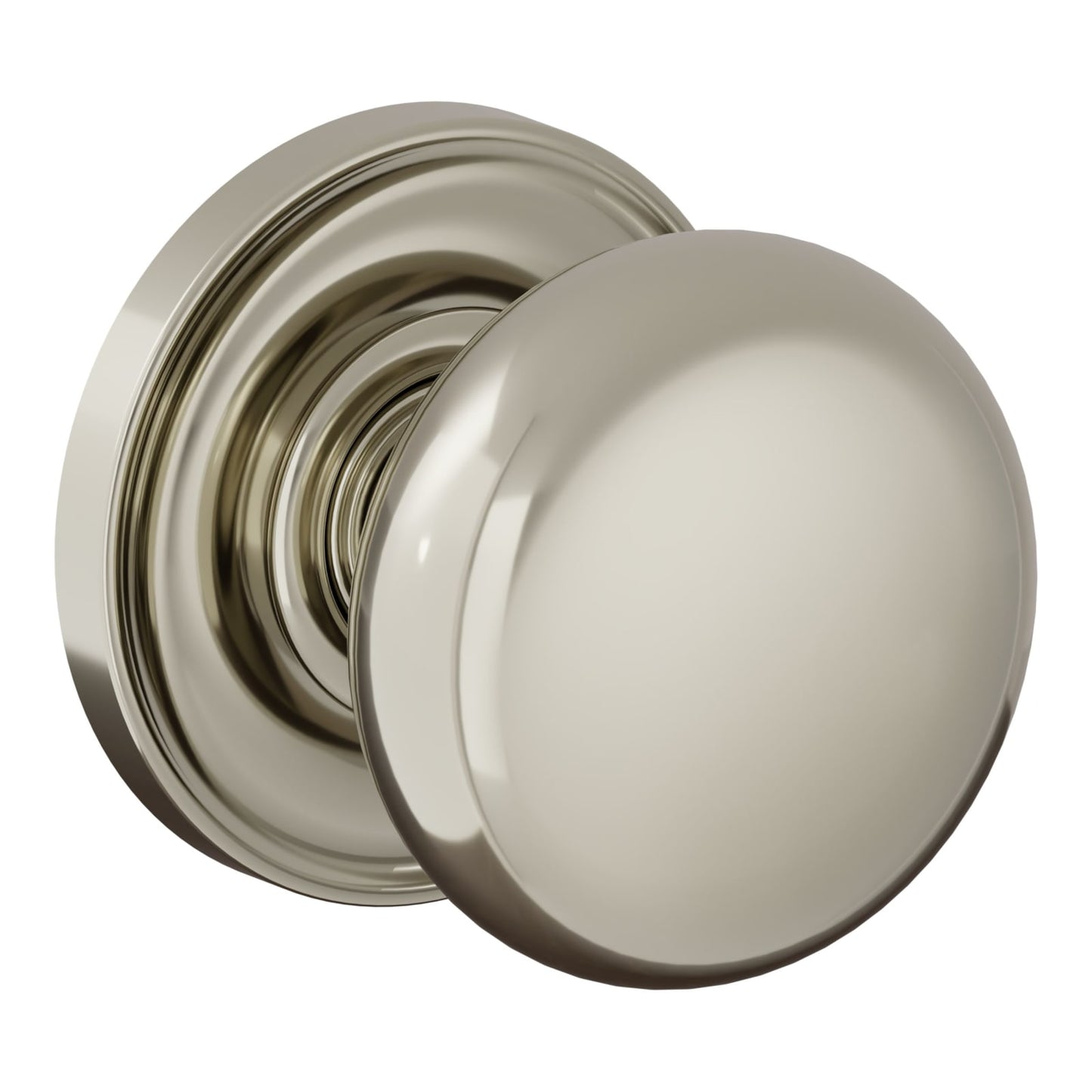 Baldwin Estate 5083 Baltimore (2-1/2") Knob Set in Lifetime (PVD) Polished Nickel