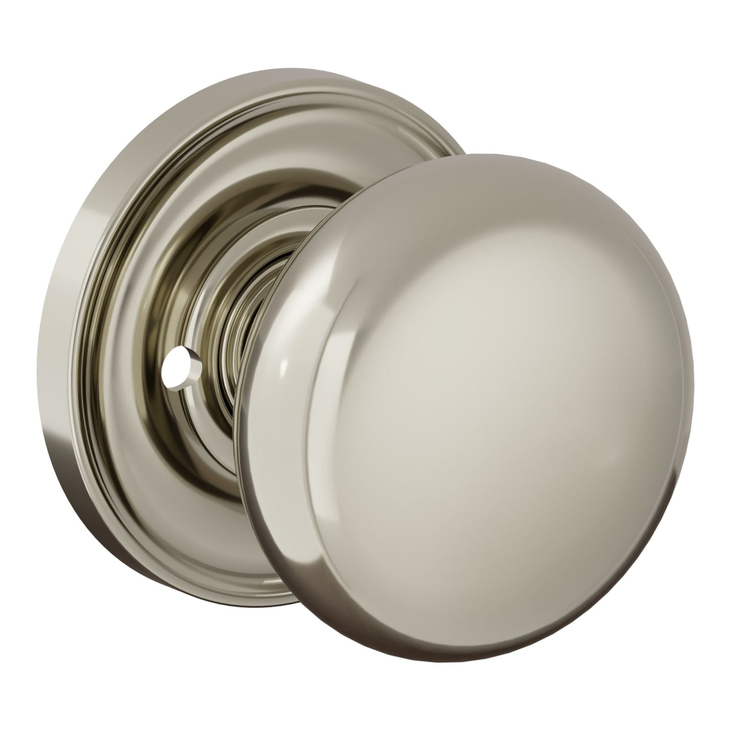 Baldwin Estate 5083 Baltimore (2-1/2") Knob Set in Lifetime (PVD) Polished Nickel