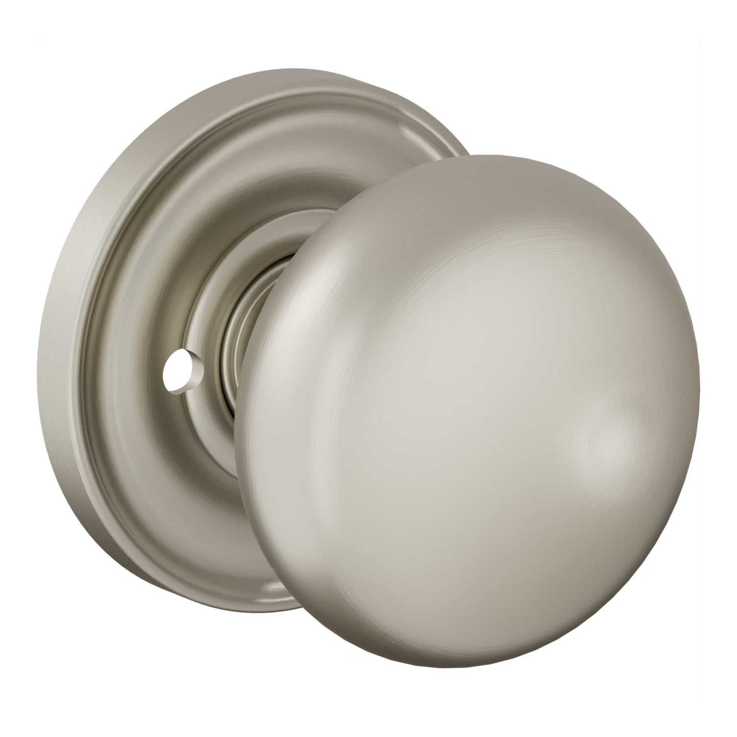 Baldwin Estate 5083 Baltimore (2-1/2") Knob Set in Lifetime (PVD) Satin Nickel