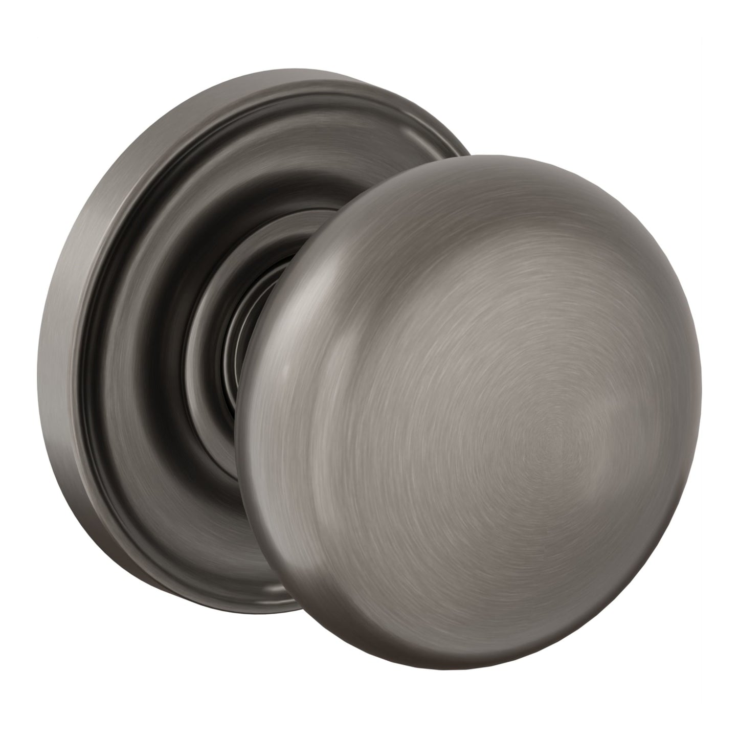 Baldwin Estate 5083 Baltimore (2-1/2") Knob Set in Lifetime (PVD) Graphite Nickel
