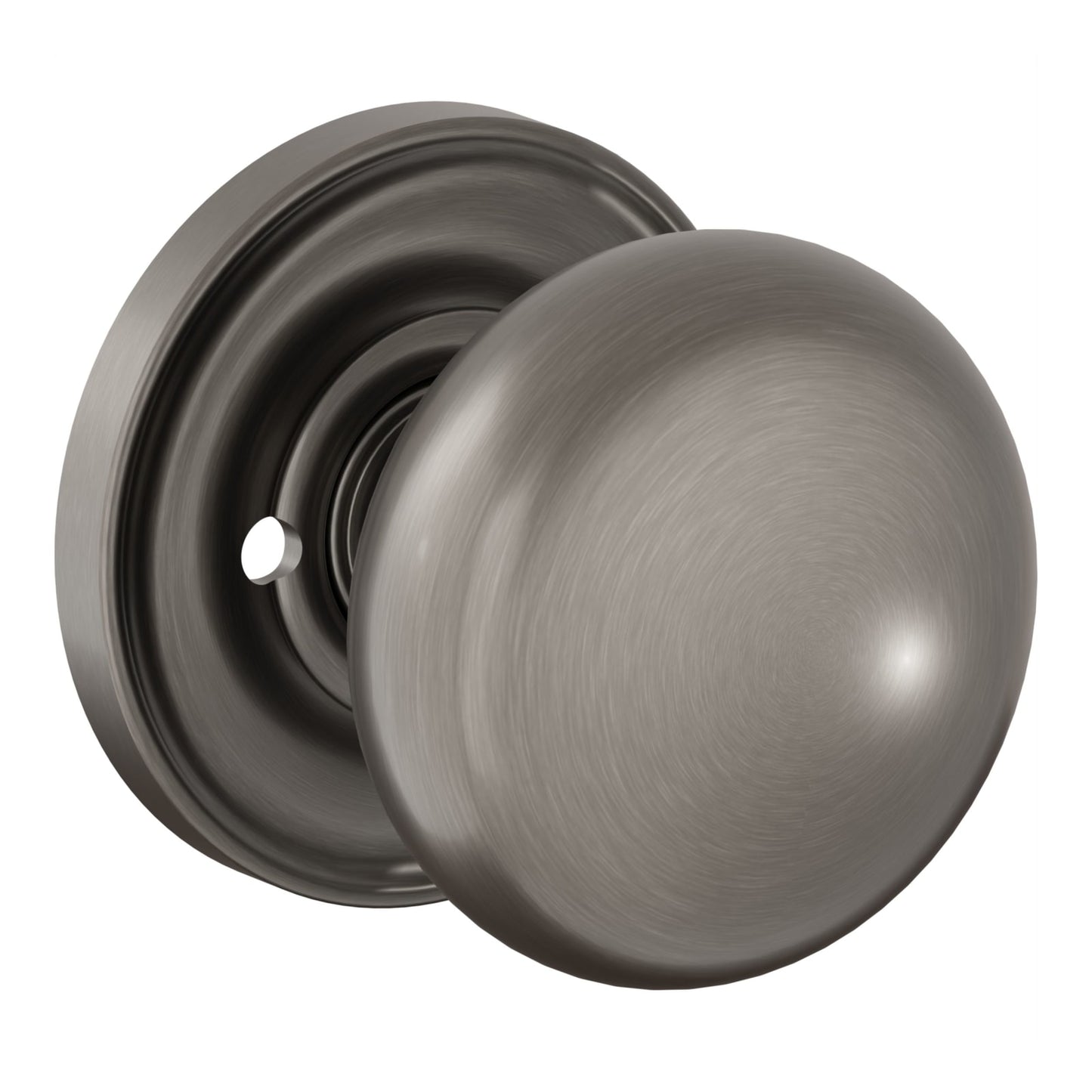 Baldwin Estate 5083 Baltimore (2-1/2") Knob Set in Lifetime (PVD) Graphite Nickel