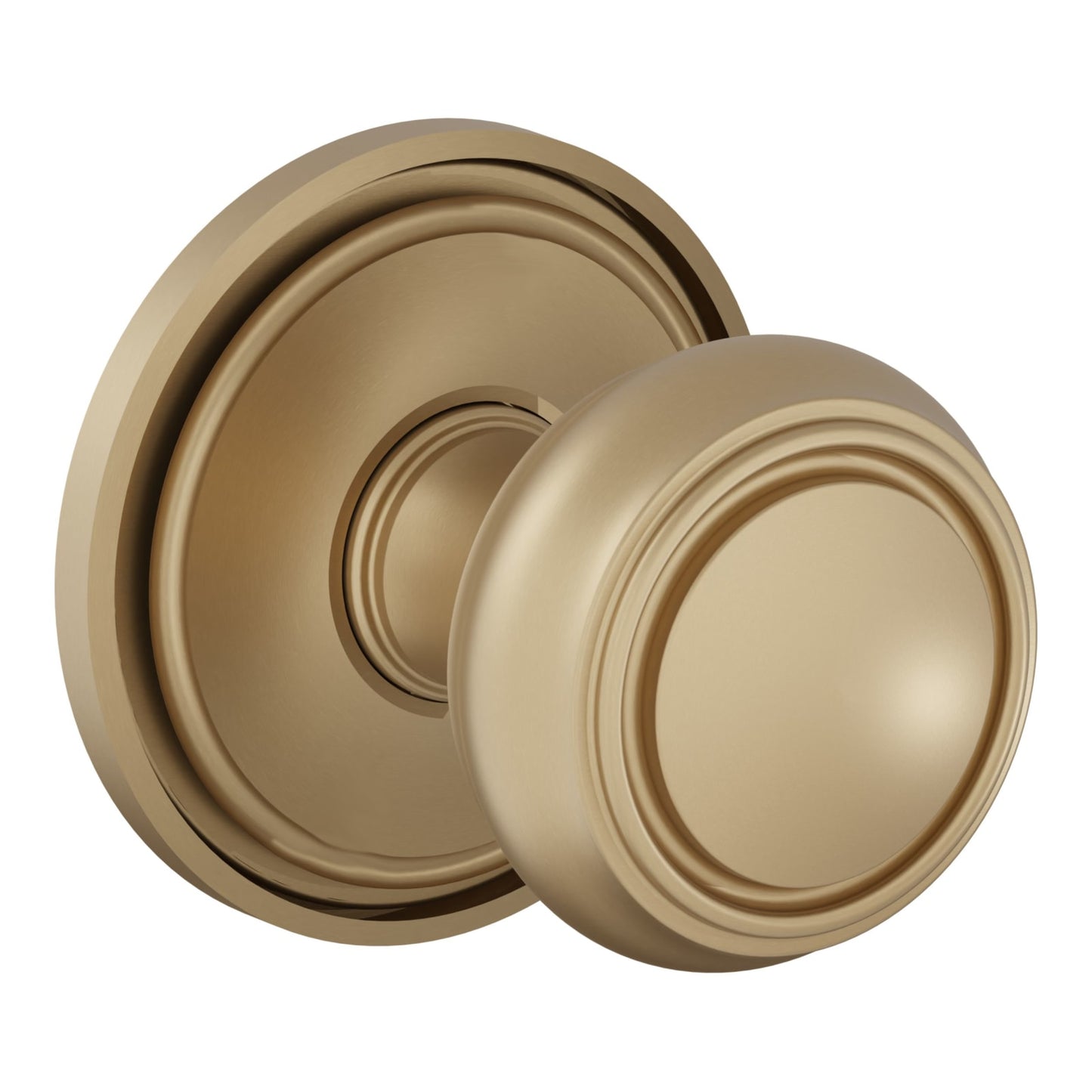Baldwin Estate 5087 Nashville (2") Knob Set in Vintage Brass