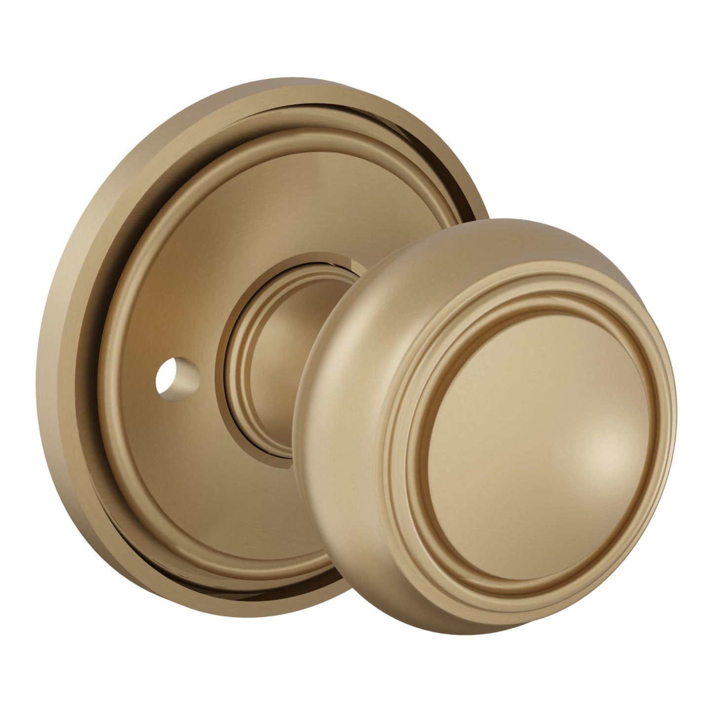 Baldwin Estate 5087 Nashville (2") Knob Set in Vintage Brass