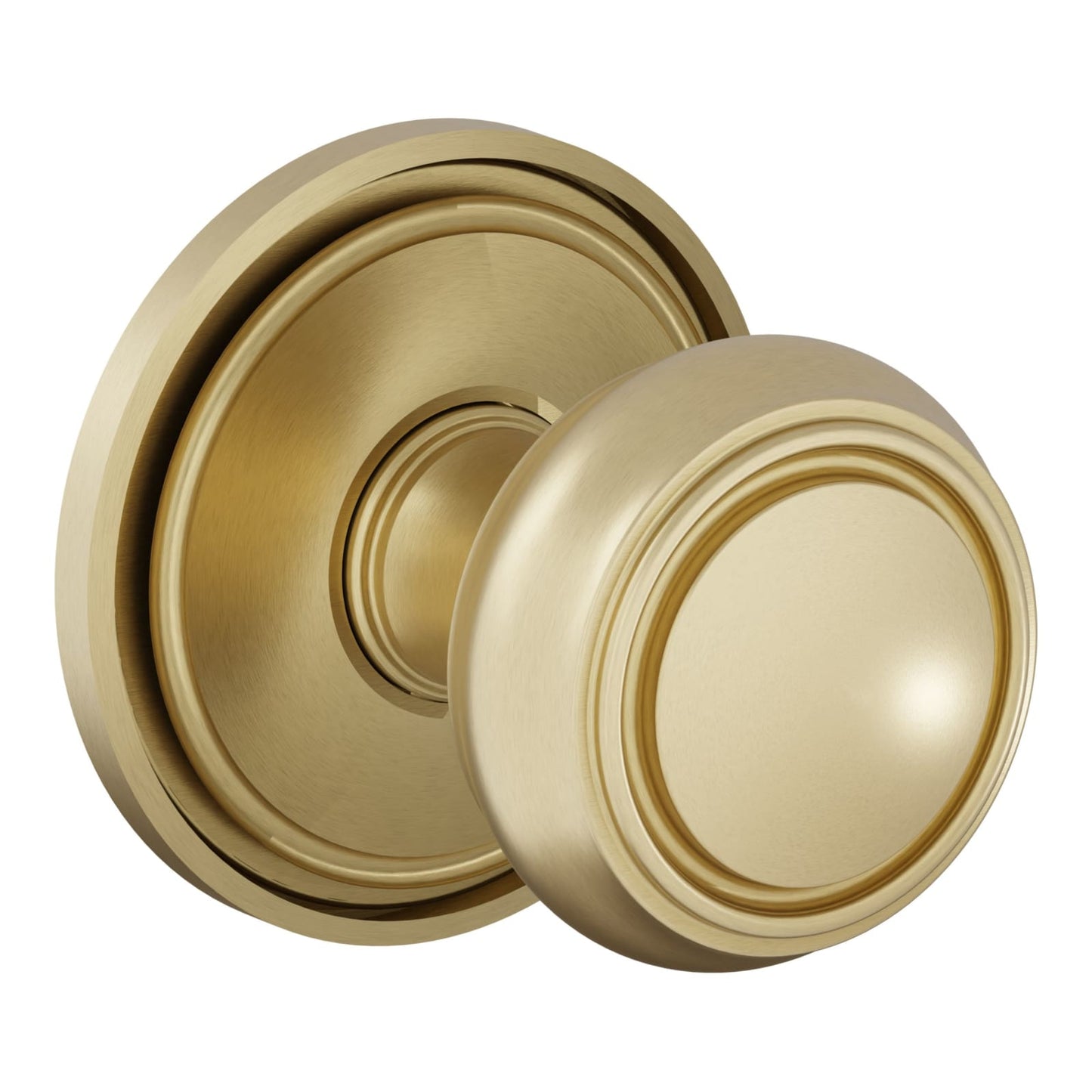 Baldwin Estate 5087 Nashville (2") Knob Set in Lifetime (PVD) Satin Brass