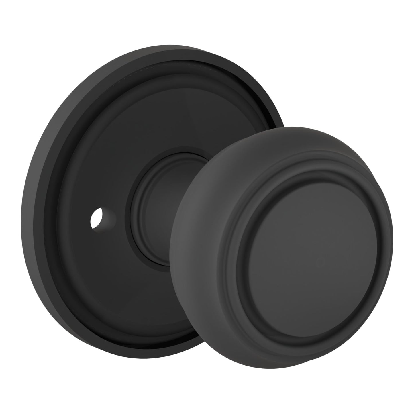 Baldwin Estate 5087 Nashville (2") Knob Set in Satin Black