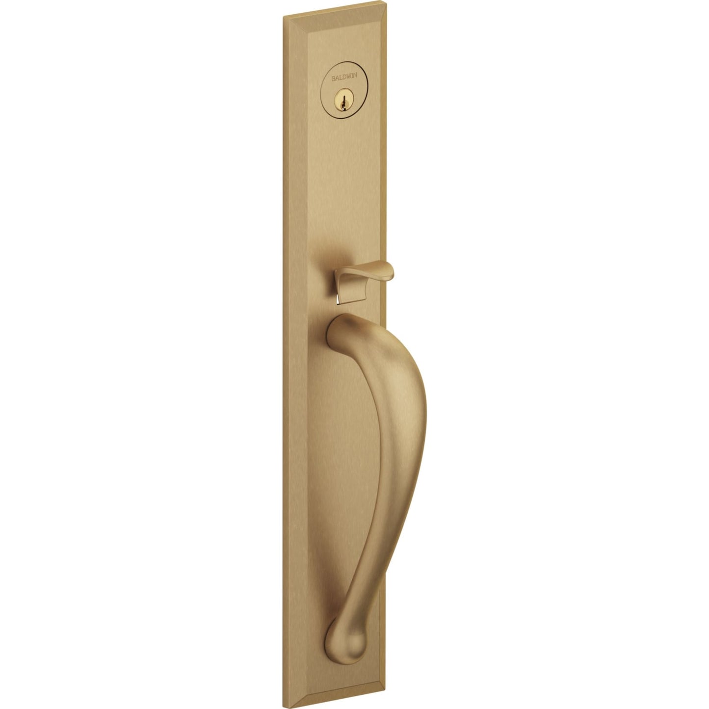 6403 Cody Full Escutcheon Handleset with Lever in Vintage Brass