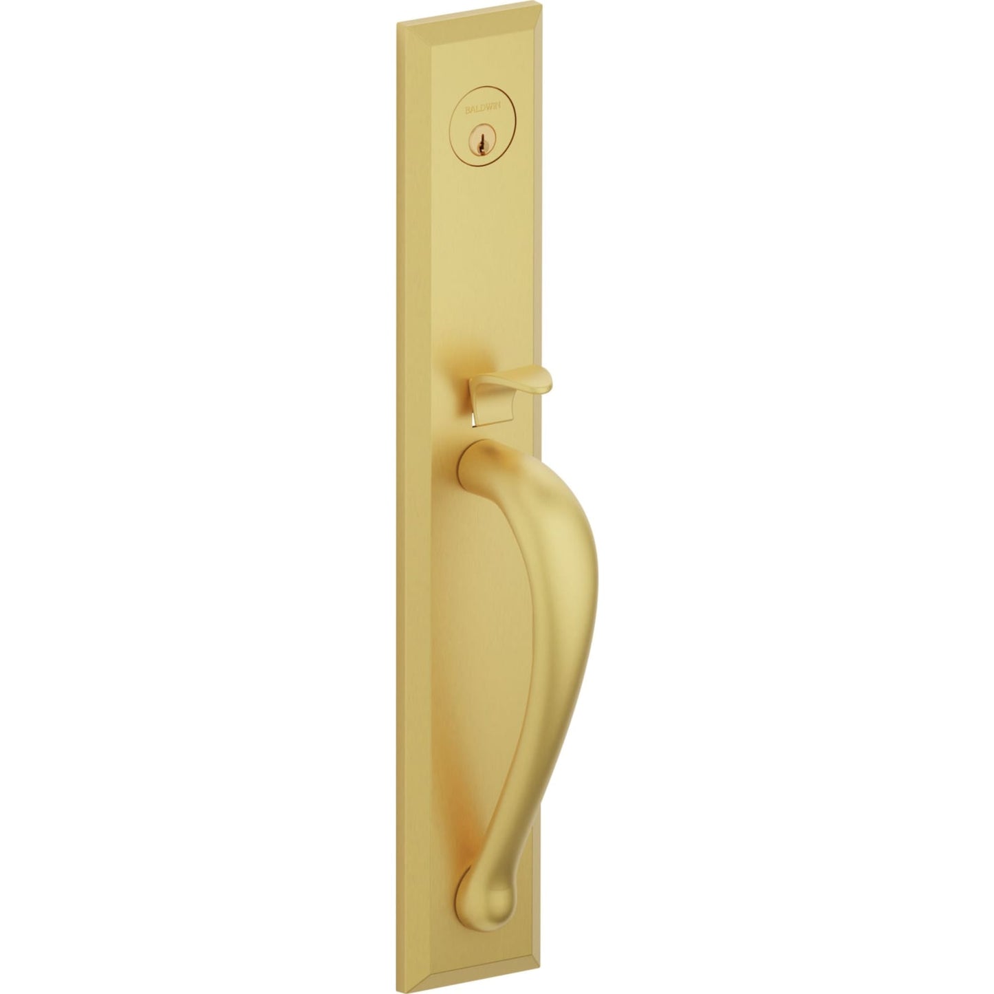6403 Cody Full Escutcheon Handleset with Knob in Lifetime (PVD) Satin Brass