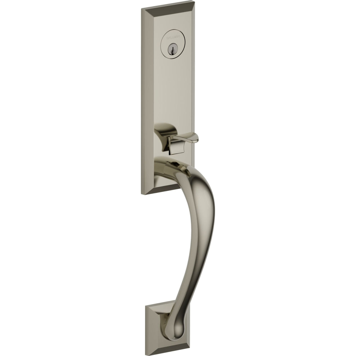 85352 Cody 3/4 Escutcheon Handleset with Lever in Lifetime (PVD) Polished Nickel