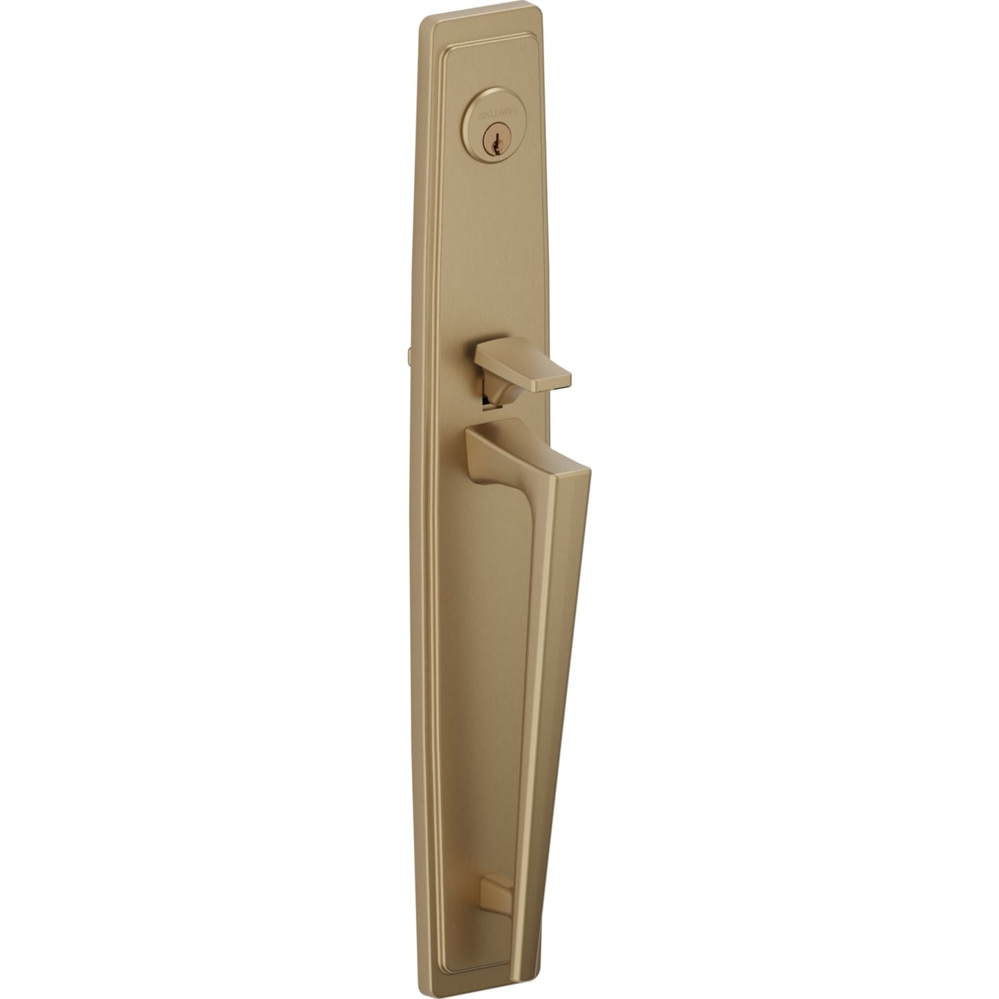 85397 Palm Springs Full Escutcheon Handleset in Vintage Brass