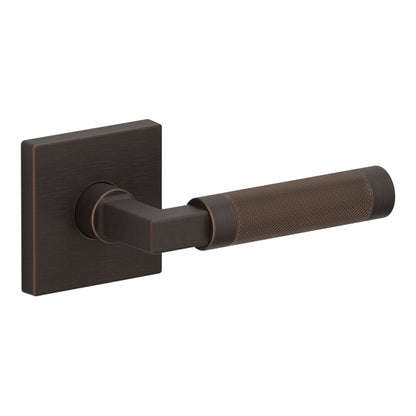 Baldwin Estate L030 Knurled Gramercy Lever Set in Venetian Bronze