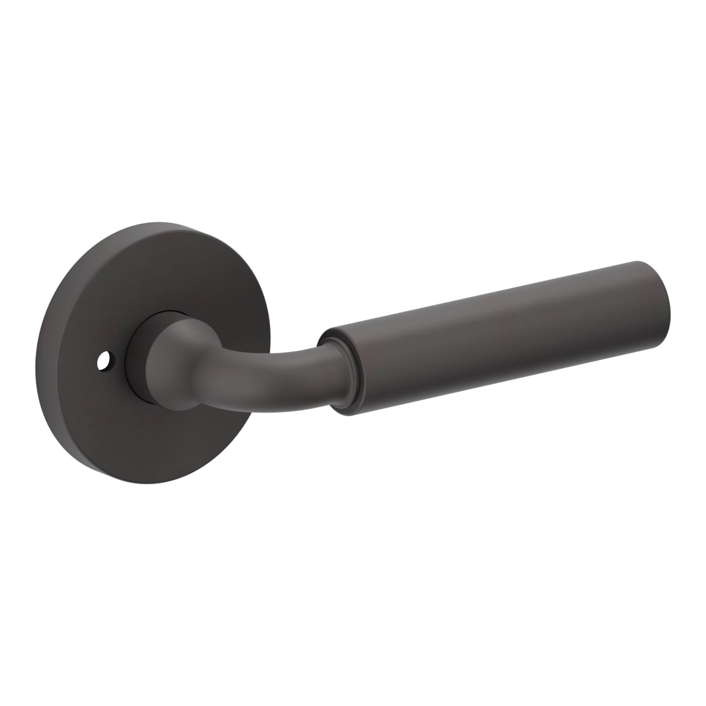 Baldwin Estate L031 Gramercy Curved Lever Set in Oil Rubbed Bronze