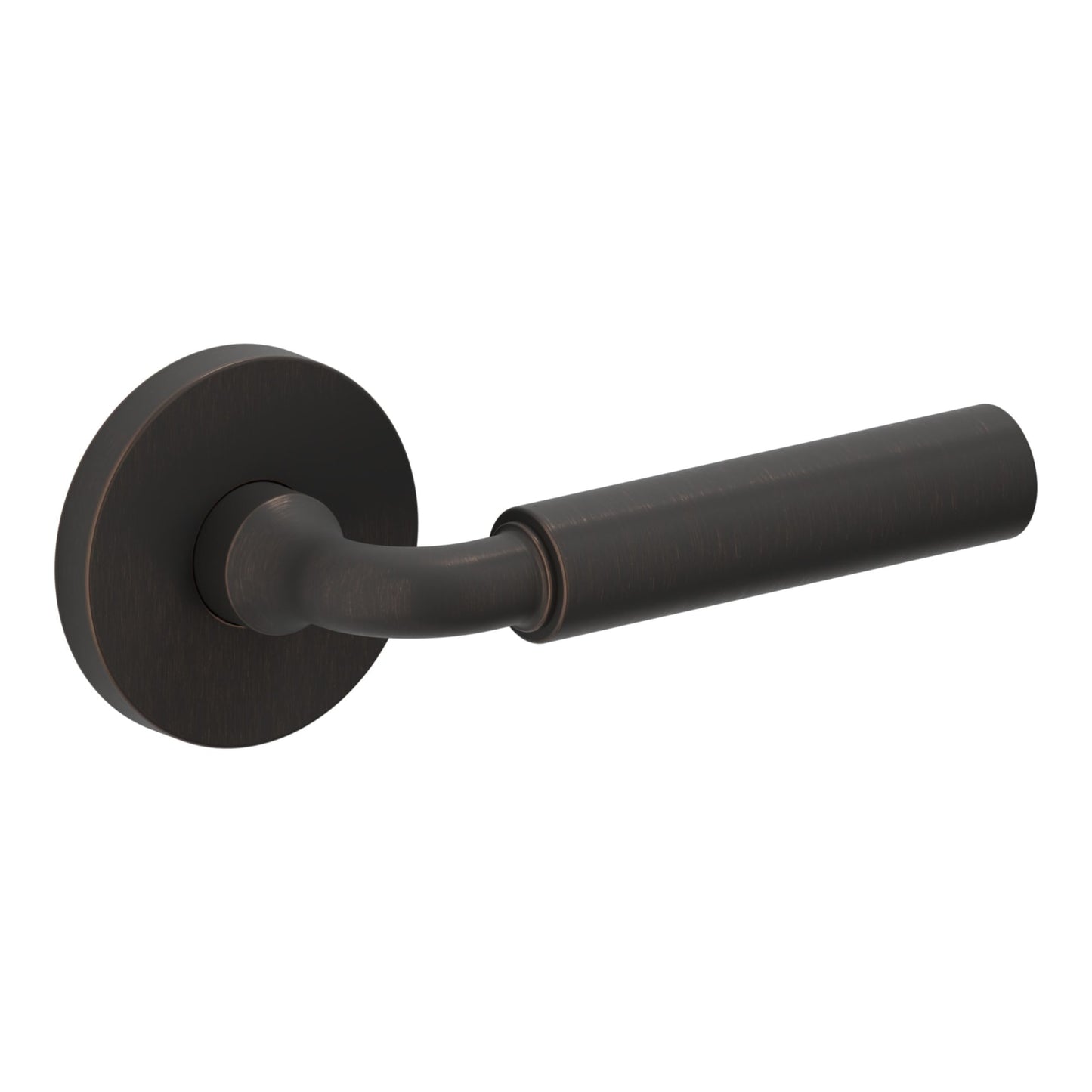 Baldwin Estate L031 Gramercy Curved Lever Set in Venetian Bronze