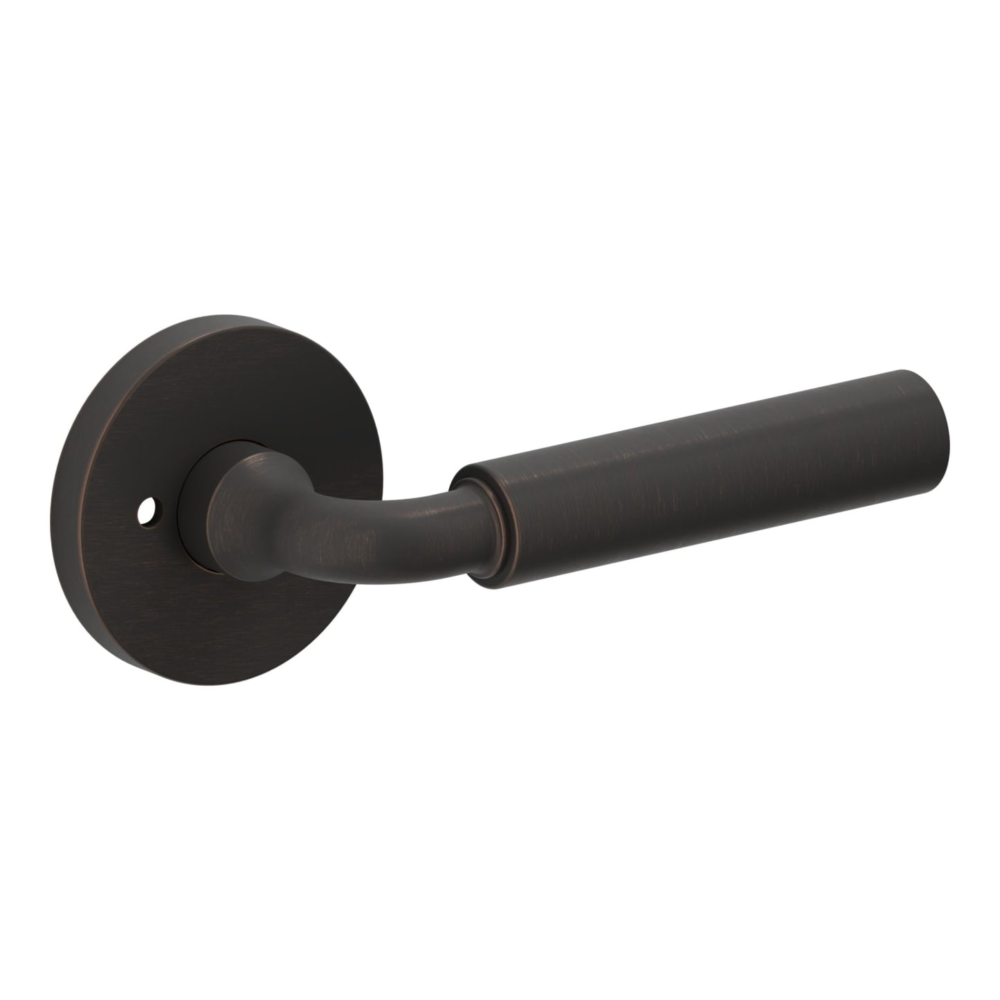 Baldwin Estate L031 Gramercy Curved Lever Set in Venetian Bronze