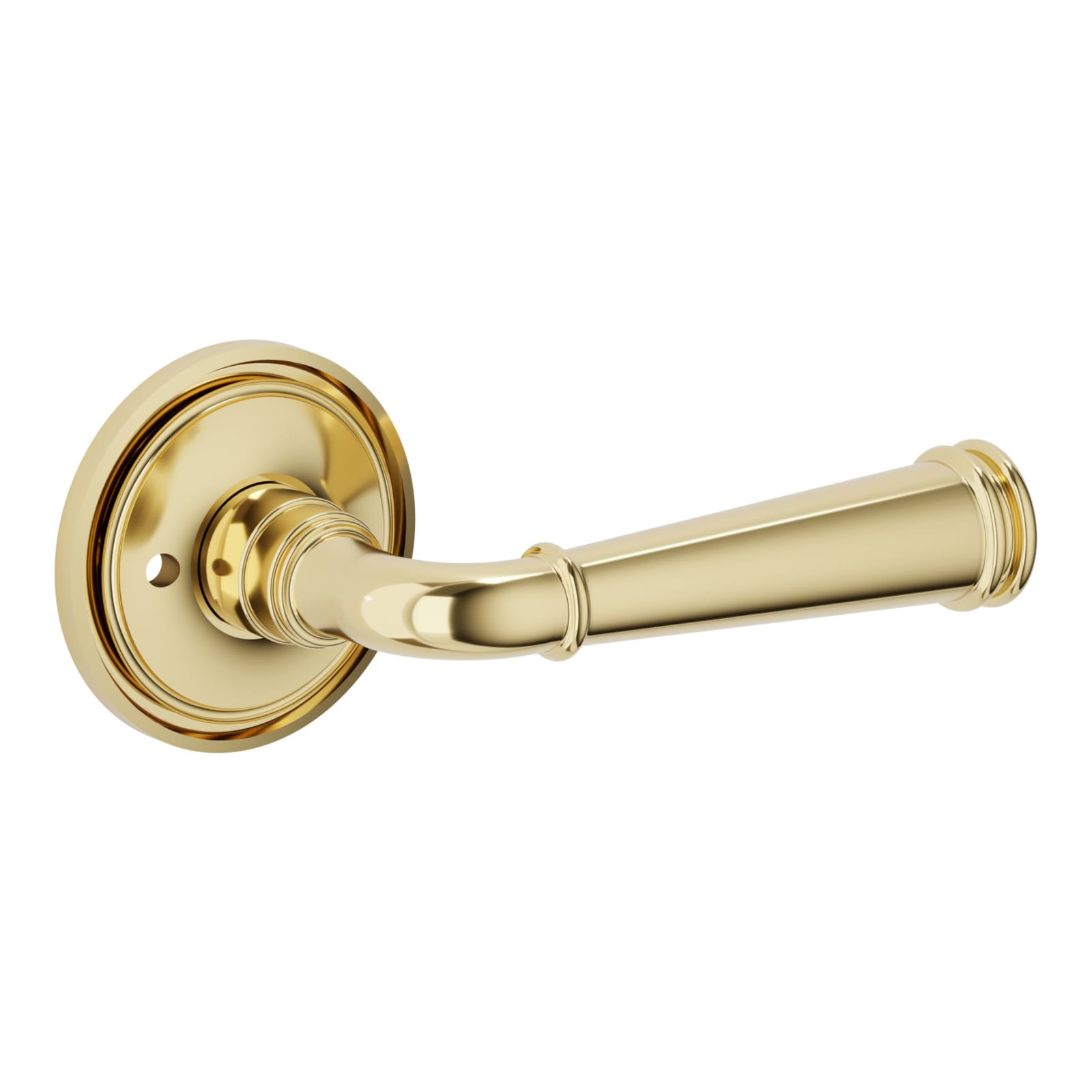 Baldwin Estate L033 Briarcrest Lever Set in Lifetime (PVD) Polished Brass