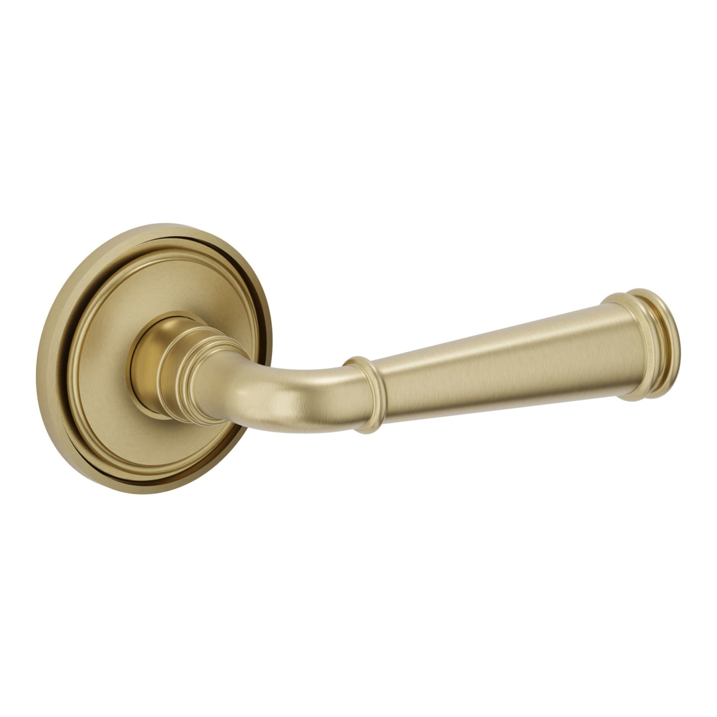 Baldwin Estate L033 Briarcrest Lever Set in Lifetime (PVD) Satin Brass